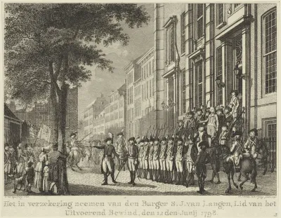 Arrestatie van S.J van Langen, 1798