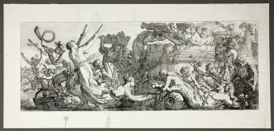 Arrival at the Grape Press, plate four of four from Le Travaux de la Vendange