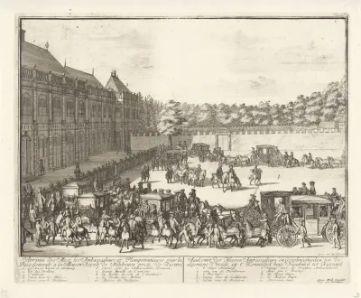 Arrival of the Ambassadors at the Royal Palace in Rijswijk, 1697