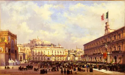 Arrival of Vittorio Emanuele in Naples Nov 7, 1860