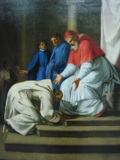 Arrivée de saint Bruno à Rome
