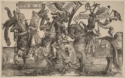 Arthur, Charles the Great (Charlemagne), Godfry of Bouillon