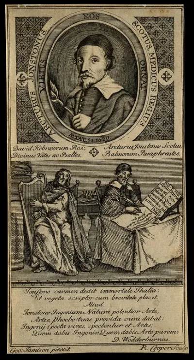 Arthur Johnston [Jonston]; and King David reciting the psalms