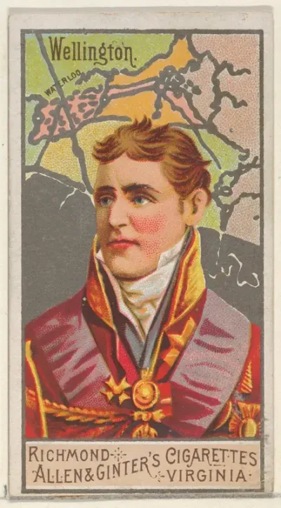Arthur Wellesley, 1st Duke of Wellington, from the Great Generals series (N15) for Allen & Ginter Cigarettes Brands