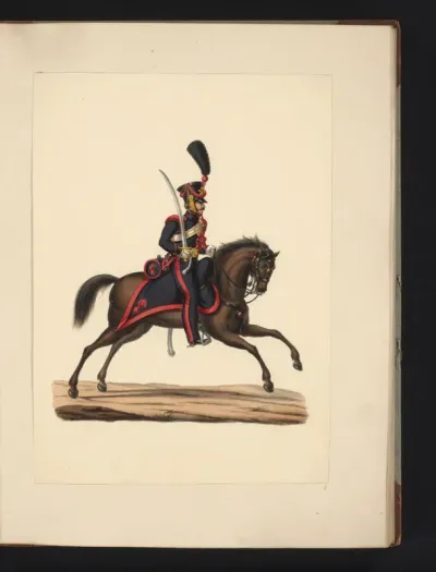 Artillerist van de rijdende artillerie, 1830-1831