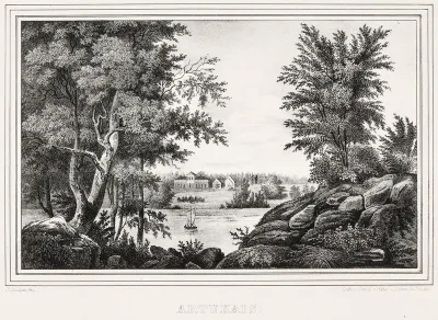 Artukainen, illustration for Finland Depicted in Drawings, booklets XVIII and XIX