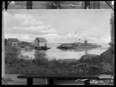 Arvid Liljelund: "Rantamaisema" vuodelta 1892