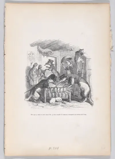 As soon as I set foot on the island..., from "Scenes from the Private and Public Life of Animals"