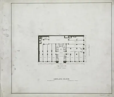 Ashland Block, Chicago, Illinois, Floor Plans