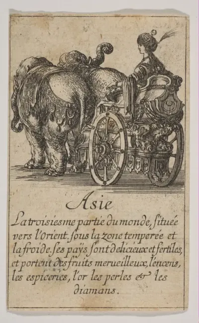 Asie, from "Jeu de la Géographie"