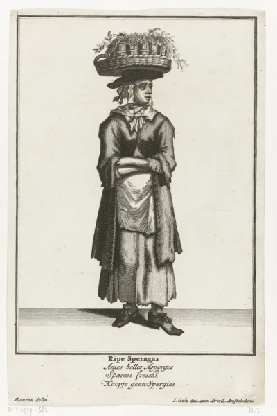Aspergeverkoopster