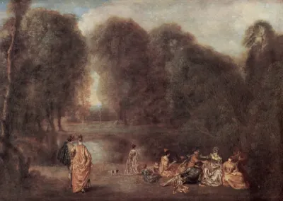 Assemblée dans un parc