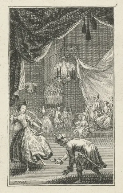 Assepoester op het bal