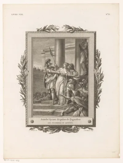 Astarbé aangehouden in het paleis van Pygmalion