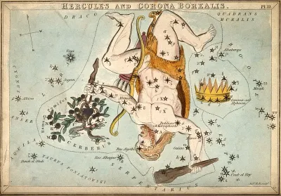 Astrology: constellations, Hercules