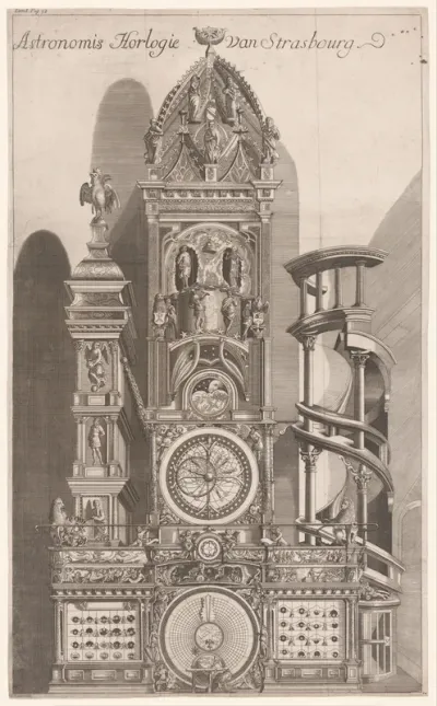 Astronomisch uurwerk in de kathedraal van Straatsburg