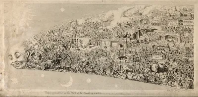 Astronomy: an anthropomorphic comet, with a tail composed of events of 1853