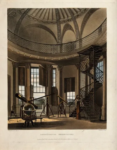 Astronomy: interior of the Radcliffe Observatory, Oxford
