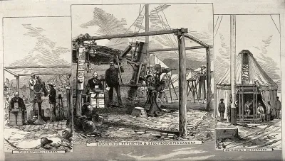 Astronomy: observatories set up in the Nicobar Islands to photograph a solar eclipse, April 1875