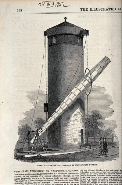 Astronomy: the Craig telescope on Wandsworth Common