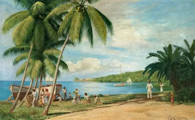 At a fishing village, St. Croix.