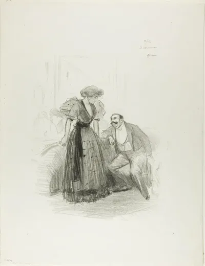 At an Evening Party