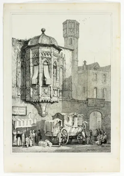 At Cologne, from Facsimiles of Sketches made in Flanders and Germany