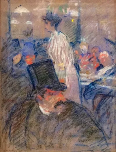 At the coffee shop