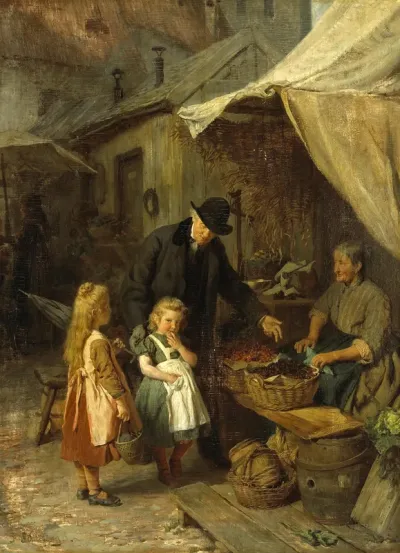 At the market