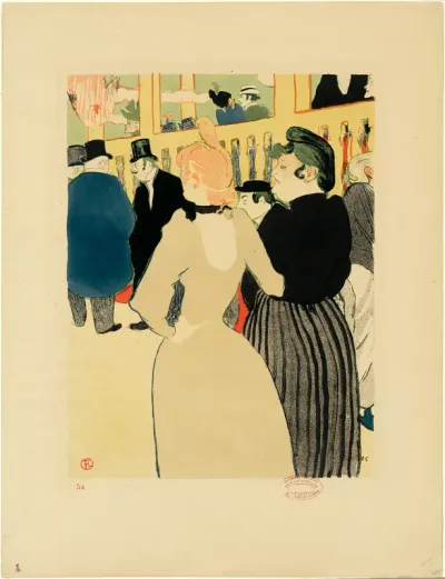 At the Moulin Rouge, La Goulue and Her Sister