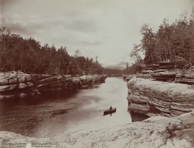 At the Mouth of Cold Water Canyon, Dells of the Wisconsin