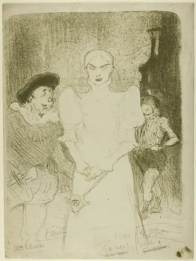 At the Opera: Madame Caron in Faust