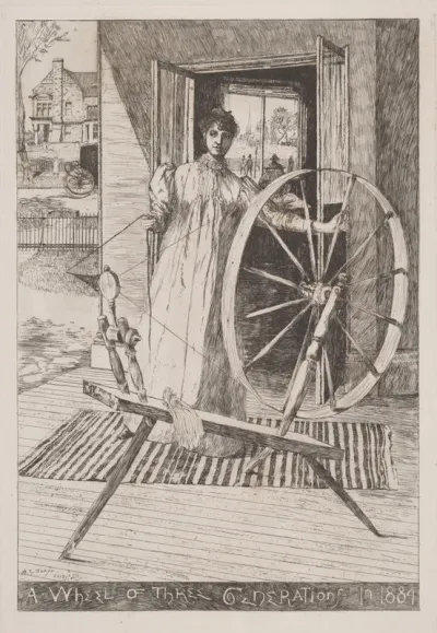 At the Spinning Wheel