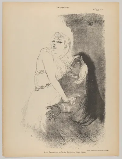 At the Théâtre de la Renaissance: Sarah Bernhardt in Phèdre