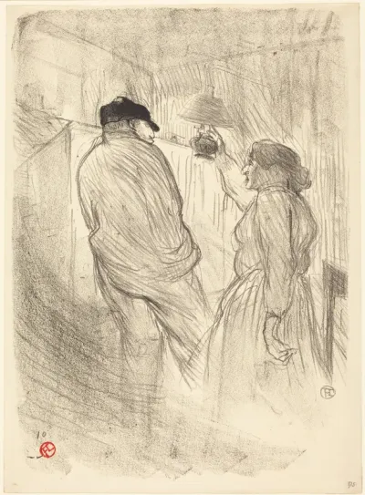 At the Theatre-Libre: Antoine in "L'inquiétude" (Au Théatre-Libre: Antoine dans "L'inquiétude")