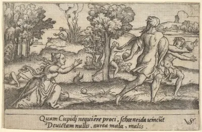 Atalanta and Hippomemes, from "Four Mythological Scenes"