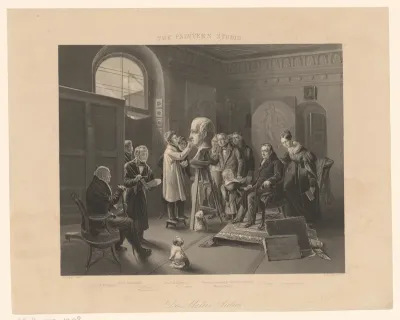 Atelier met kunstenaars en schrijvers