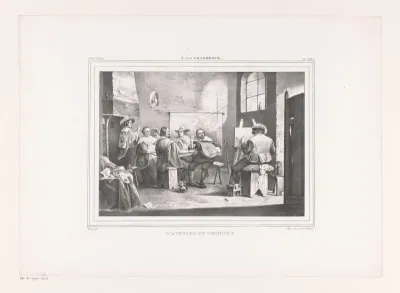 Atelier van de schilder