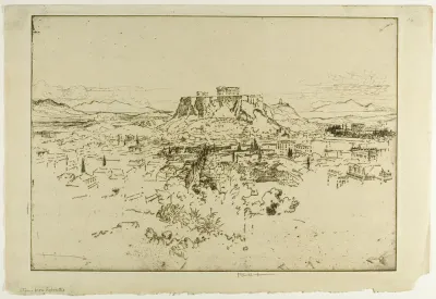 Athens from Mount Lybacettus