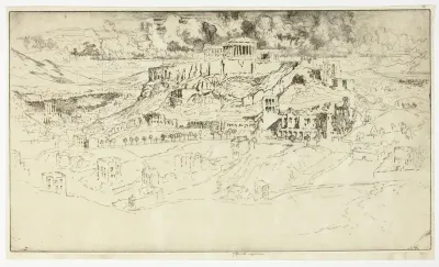 Athens from the Tomb of Philopotes