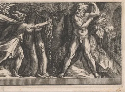 Atlas door Perseus in een berg veranderd