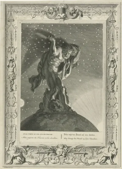 Atlas in een berg veranderd