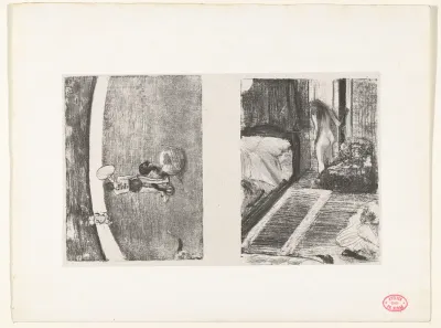 Au cirque Médrano en Femme nue à la porte de sa chambre