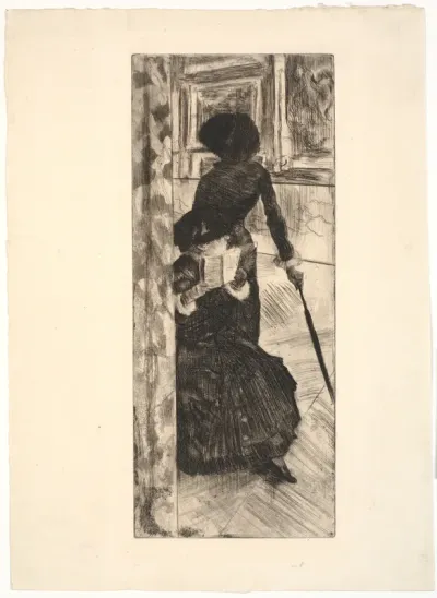 Au Louvre: La peinture (Mary Cassatt)