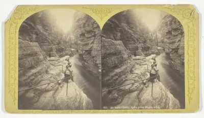 Au Sable Chasm, down from Punch-bowl, No. 585 from the series "Crystal"