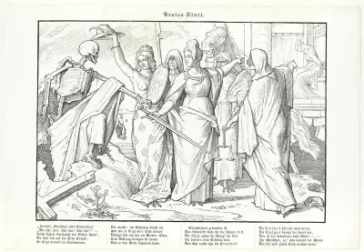 Auch ein Todtentanz, plate I