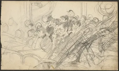 Audience at a Parisian Theatre I