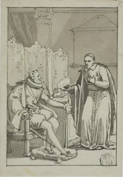 Audience of Cardinal with Henry IV