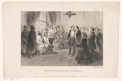 Audiëntie van een prins