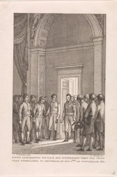 Audiëntie van Willem I Frederik , 1813